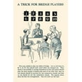 thumbnail image 2 of Retromagic 23x32 Black Ornate Wood Framed with Double Matting Museum Art Print Titled - A Trick for Bridge Players, 2 of 4