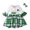 Green, variant on Odeerbi Girls Dress Baby Girls Clothes Children's Spring Autumn St. Patrick's Day Flared 2025 Long Sleeve Plaid Dress Hairband 2 Piece Set Green