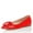 Red, variant on YDN Women Comfortable Pointed Closed Toe Ballet Flats Buckle Comfort Slip On Dressy Walking Casual Shoes Size 7 Blue