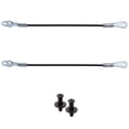 thumbnail image 2 of Brock Replacement 4 Pc Set Tailgate Cables with Striker Bolts Compatible with 2007-2009 Silverado Sierra Pickup Truck 15283049 15283050, 2 of 9