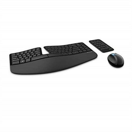 Microsoft Sculpt Ergonomic Wireless Desktop Keyboard and Mouse (L5V-00001) (with