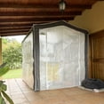 thumbnail image 2 of EAGLE PEAK 8x6 Portable Walk-in Greenhouse with with Reinforced Corners, Instant Pop-up Indoor Outdoor Plant Gardening Green House Canopy, Roll-up Zipper Entry Doors and 2 Side Windows, White, 2 of 10