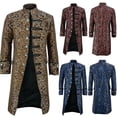 thumbnail image 2 of Chaqueta vintage para hombre, levita victoriana larga gótica, 2 of 4