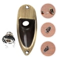 thumbnail image 4 of Guitar Input Jack Boat Style Jack Plate Guitar Pickup Output Input Jack Plug Socket Plate, 4 of 9