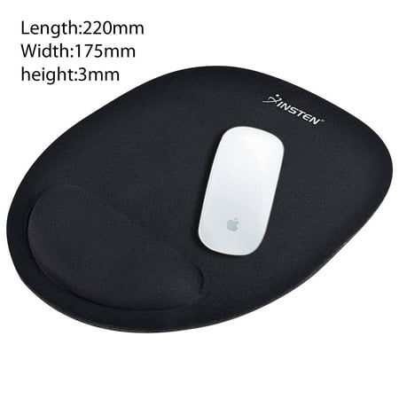 - Insten Wrist Comfort Mouse Pad For Optical/ Trackball Mouse , Black