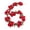 03# (6.56FT Christmas Poinsettia Garland with Light), variant on 6.56Ft Lighted Poinsettia Christmas Garland with Red Berries and Holly Leaves, Pre-Lit Velvet Artificial Poinsettia Garland for Christmas Decoration, Battery Operated