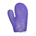 thumbnail image 1 of (Figure Violette) Gants de Bain en Nid d'Abeille Gants de Toilette Réutilisables Violets, 1 of 3