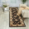 thumbnail image 2 of Nourison Nourison 2000 30" x 144" Wool Indoor Rug in Midnight Black Persian, 2 of 4