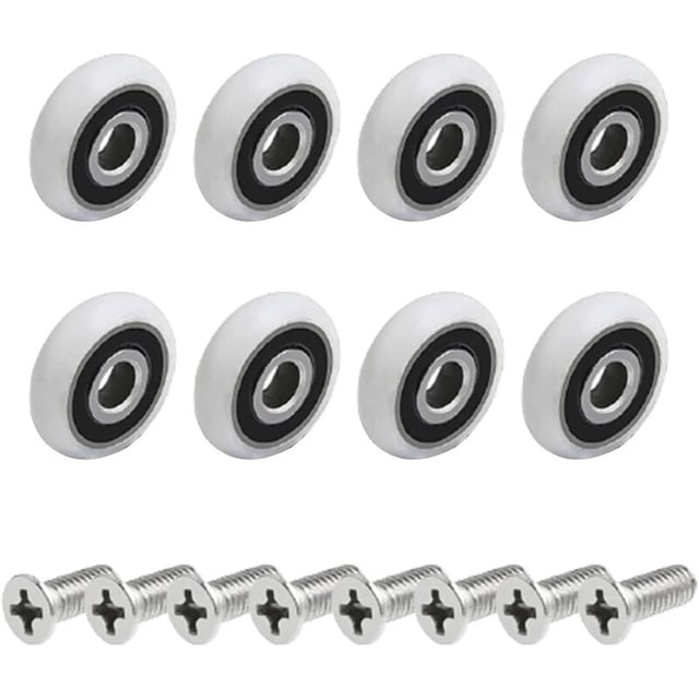 Vis de Machine à Filetage Complet, Acier Inoxydable pour Fabrication d'Équipement Mécanique, Vis de Plaque d'Immatriculation de Véhicule Résistantes à la Corrosion, Adaptées aux Accessoires de Meubles (8 Pcs)