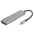 thumbnail image 3 of Usb-C Hub Dual Type??C Adaptador De Aleación De Aluminio 4K Para Tarjeta De Memoria Hdmi Para Os X 6 In 1 Inevent EL009818-00, 3 of 6
