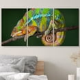 thumbnail image 3 of wall26 Canvas Print Wall Art Panther Chameleon Sleeping on Branch Nature Wilderness Photography Modern Rustic Scenic Relax Multicolor Colorful for Living Room, Bedroom, Office - 24"x36"x3 P, 3 of 5