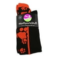 thumbnail image 2 of Crazy Socks with Paws Over the Calf (Black/Orange, Small), 2 of 2