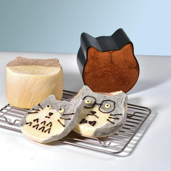 Aluminized Plate Bread Loaf Pans Non Stick Bread And Loaf Pans Cute Cat Shaped Bread Baking Cake Bread Bakeware