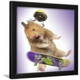 thumbnail image 1 of Hamster with Skateboard and Helmet, Framed Art Print Wall Art Sold by Art.Com, 1 of 5