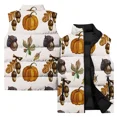 thumbnail image 3 of Chaleco acolchado de otoño para hombre con estampado 3D de Maple Leaf, chaquetas de plumas asequibles para el Día de Acción de Gracias, duraderas para hombre 2024, 3 of 5