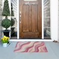 thumbnail image 5 of Yayeee Doormat for Indoor Entrance 32" x 20" Non Slippery Floor Rug, Pink Brown Pattern, 5 of 8