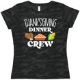thumbnail image 3 of Inktastic Thanksgiving Dinner Crew with Turkey Legs, Pie and Corn Women's T-Shirt, 3 of 5