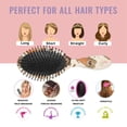 thumbnail image 7 of Fall Gnomes with Autumn Leaves Pattern Hair Brush,Girls Detangling Hair Brush,Glide Through Tangles with Ease for Wet & Dry Hair, 7 of 7