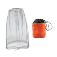thumbnail image 3 of Red de protección para cabeza con bolsa de transporte, malla para cabeza, ideal para hombres y mujeres, viajes, actividades al libre, Gris S, 3 of 8