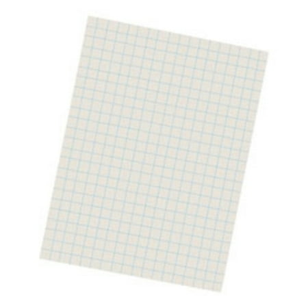 UPC: 0045173028635 | Pacon® Quadrille-Ruled Heavyweight Drawing Paper  1/2  Squares  White  Pack Of 500 Sheets