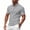 Gray, variant on Dianli Golf Apparel Men's Golf Button Lapel Short Sleeve Loose-Fit Breathable Cotton-Blend Moisture-Wicking Performance Shirt Uniform Work Travel Everyday Casual Wear