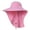 Pink, variant on Sun Hat with Neck Flap for Women & Men UV Protection Fishing Hat Wide Brim Sun Protection Gardening Hat
