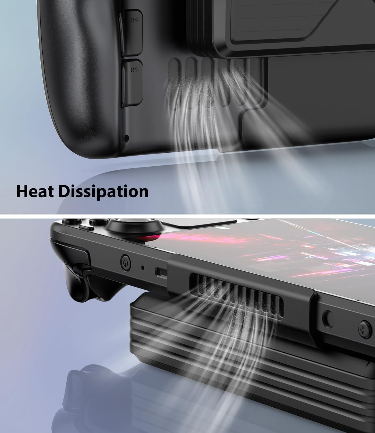 Portable Power Bank Compatible with Steam Deck, 20000mAh Detachable External Battery Pack 45W Fast Charging for Steam Deck, MacBook, iPad, Dell, HP, Notebook, Samsung, iPhone, Switch and More