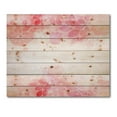 thumbnail image 3 of Designart 'Abstract Splashes of Pink Flowers II' Modern Print on Natural Pine Wood, 3 of 5