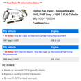 thumbnail image 2 of Electric Fuel Pump - Compatible with 1965, 1967 Jeep J-2600 3.8L 6-Cylinder, 2 of 2