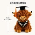 thumbnail image 5 of ReedCA Highland Cow Stuffed Animal Plush Toy for Kids, 10.5 Inch, 5 of 7