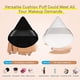 thumbnail image 2 of Zhuge 6 piezas de borlas para polvos faciales triangulares, borlas suaves para maquillaje en polvo suelto, polvos minerales, polvos corporales, herramienta de maquillaje, blanco x 3, negro x 3, 2 of 4
