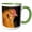 Green/White, variant on 3drose, Americana Rooster, 11oz Mug