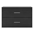thumbnail image 5 of Furniture of America Seni Stackable Wood 2-Drawer Bookcase in Black, 5 of 10