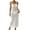 White, variant on Besolor Swimsuit Coverup for Women Crochet Swim Cover up Knit Hollow out Cover up Sleeveless Beach Long Dress