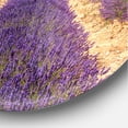 thumbnail image 2 of Designart 'Blooming Lavender Flower Field ' Farmhouse wall clock, 2 of 3