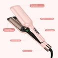 thumbnail image 6 of Aima Beauty 2 Barrel Hair Crimper, 1.25 inch Twins Mermaid Hair Waver, 30S Heats Up Crimper Hair Iron, Pink, 6 of 10