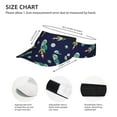 thumbnail image 4 of Balery Astronaut Dinosaur and Space Sport Wear Athletic Visor Sun Sports Visor Hat Visor Adjustable Cap for Women and Men (One Size), 4 of 8