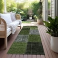 thumbnail image 6 of Addison Rugs Chantille Indoor/Outdoor Transitional Patchwork Olive Washable Runner Rug, 2'3" x 7'6", 6 of 6