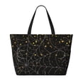 thumbnail image 2 of Fotbe Spiderweb Bats And A Spider Bolsa de Viaje para Playa - Resistente al Agua, Bolsa Tote de Gran Capacidad y Ligera con 7 Bolsillos para Mujeres y Hombres, 2 of 7