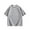 Gray, variant on fatyb Mens Casual Textured T-Shirts Short Sleeve Oversized Tees Crew Neck Tops Loose Summer Pullover