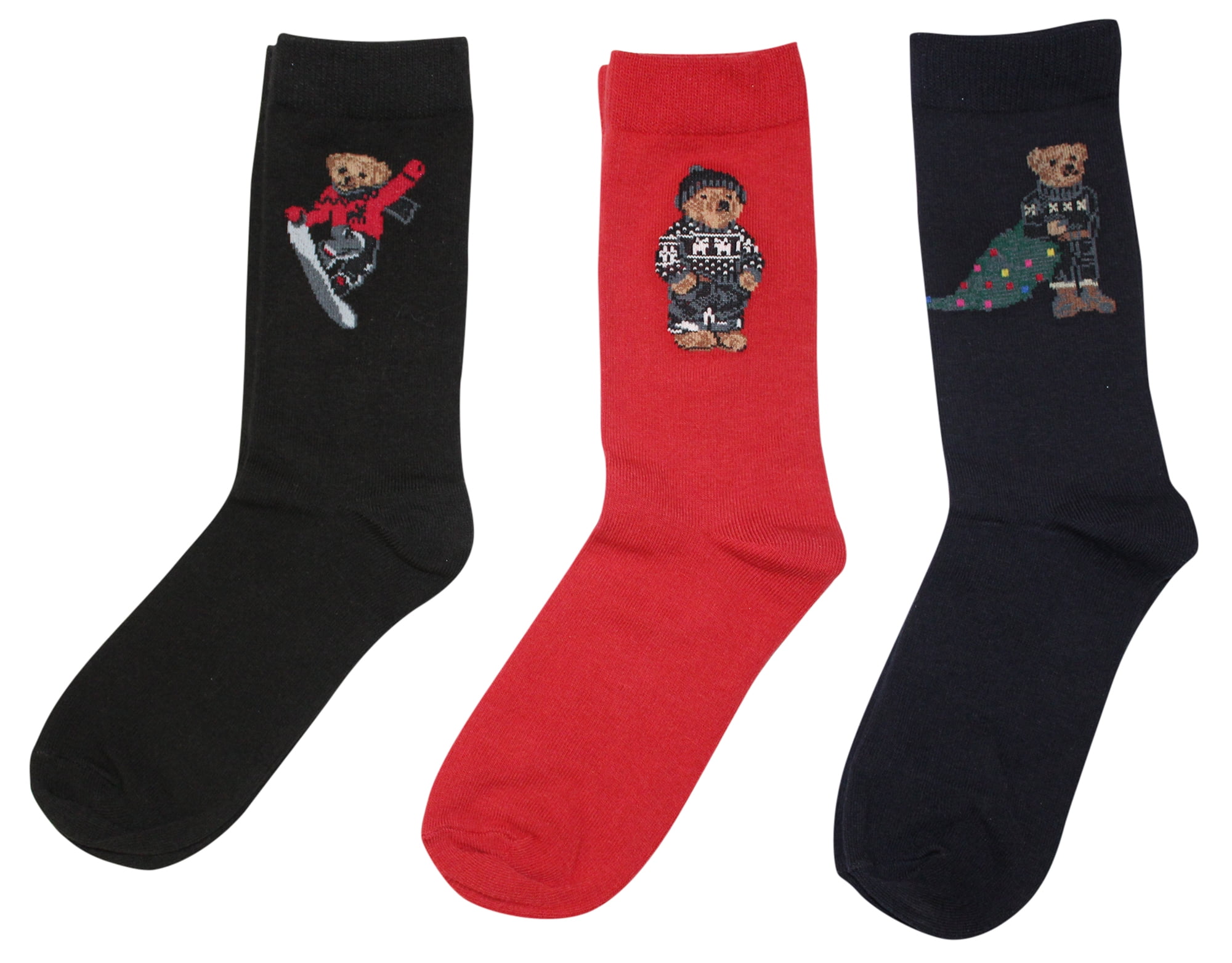 Polo Ralph Lauren - Polo Kids Socks for Boys 3-Pack Crew Dress Sock ...