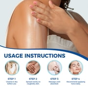 OUKEYA 10% Urea Cream Body Lotion Softens & Soothes Dry Chapped Skin, Face Elbow Lotion 11.28 oz