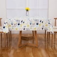thumbnail image 5 of Ray Star Vinyl Party Tablecloths 60x84 Spring Tablecloth Plastic Picnic Outdoor and Camping Waterproof Oilcloth Table Cover for Rectangle Tables, 5 of 11