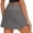 Dark Gray, variant on Golf Skirt Silicone Grippers Skorts for Woman Split Hem Tummy Control High Waisted Tennis Mini Skirt
