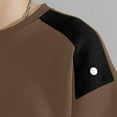 thumbnail image 3 of Goodtrade8 Mens Tops Long Sleeve Color Block Casual Crew Neck Sweatshirt, 3 of 6