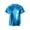 Blue, variant on Kids Boys Girls Shiny T-Shirts Round Neck Short Sleeve Dance Tops Stage Performance Black 13-14