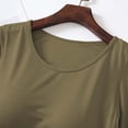 thumbnail image 6 of VLOOCKLW Women's Modal Built-in Bra Padded Active Camisole Short Sleeves Pajama Casual Tops T-Shirt, 6 of 9