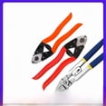 thumbnail image 4 of Industrial-Grade 8-Inch Wire Rope Cutters with Red Handle - Lightweight 295g Tool Steel Construction for Bicycle Brake Lines, Cable Cutting - 2-3 Inch Cutting Diameter, Traditional Chinese, 4 of 6