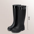 thumbnail image 5 of YUEHUA Womens Rain Boots Outdoor Casual Shoes for Women Hiking Camping Walking Comfortable Lightweight Low Heel Waterproof Anti-Slip Garden Boots, 5 of 8