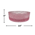 thumbnail image 6 of Stadium 14" Pink Champagne Tempered Glass Circular Bathroom Vessel Sink, 6 of 7